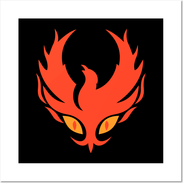 Phoenix Eyes Wall Art by Johnitees